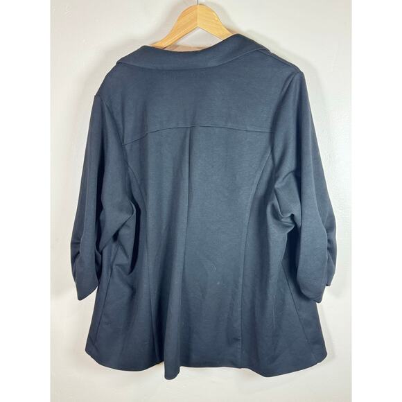 Torrid Women’s Blazer Black Oversized Stretch Business Casual Work Interview 4X - Picture 5 of 6